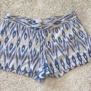 Joie blue linen shorts